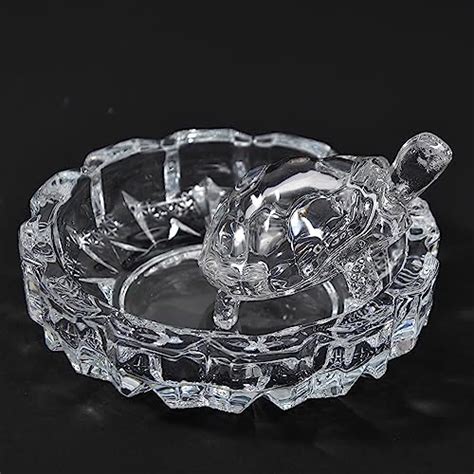 Buy Trendy Crafts Metal Feng Shui Golden Tortoise on Glass Plate - 5.5 ...
