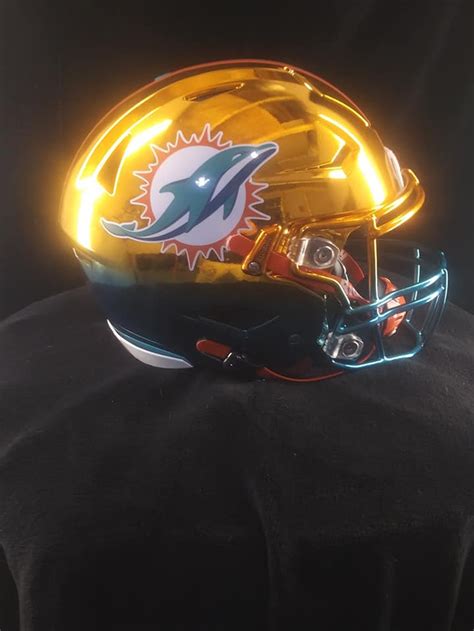 Custom Football Helmets. Paint, Hydro Dip and Spray Chrome. - Etsy