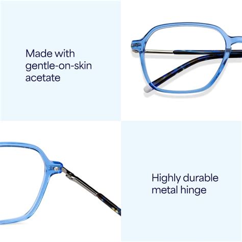 Shop online for Transparent Full Rim Rectangle Vincent Chase Classic ...