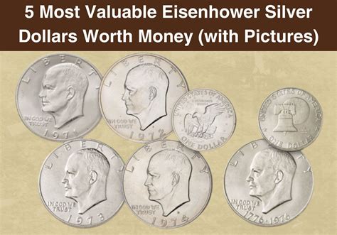 5 Most Valuable Eisenhower Silver Dollar Coins Worth Money (with ...