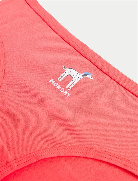 Buy 7pk Cotton with Stretch Days of the Week Knickers (2-12 Yrs) at ...