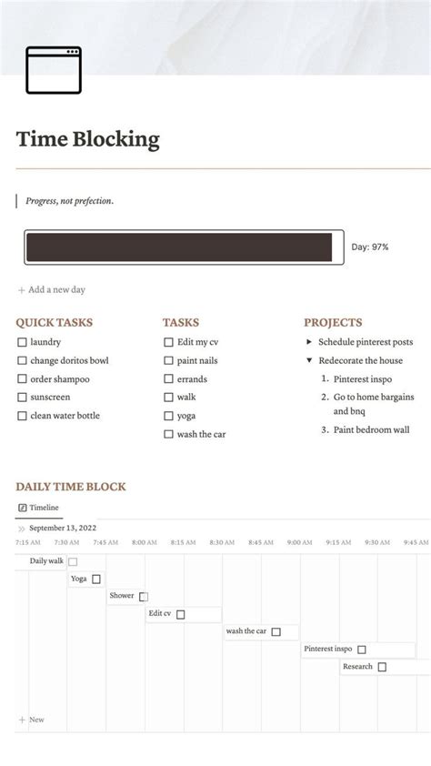 Image result for Notion Time Management