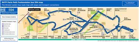 RATP bus maps, timetables for Paris bus lines 590 to 599