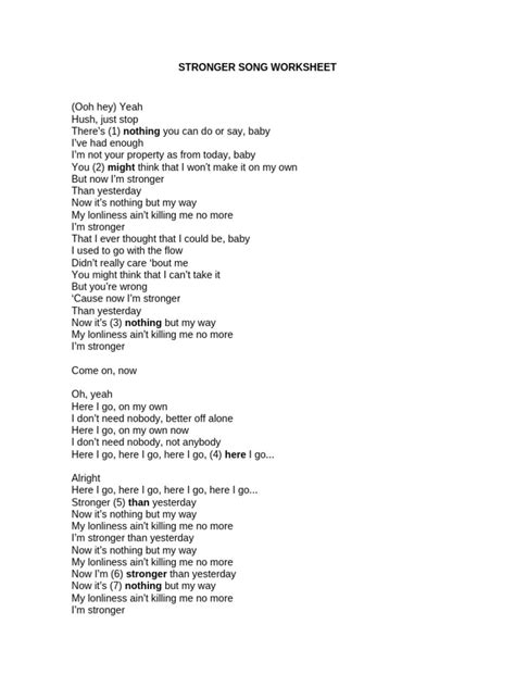 Getting Better Getting Stronger Song 的图像结果