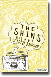 The Shins Poster - 11 x 17 Promo for a Concert - Band James Mercer YBB ...