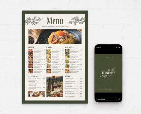 Image result for Rustic Menu Looks