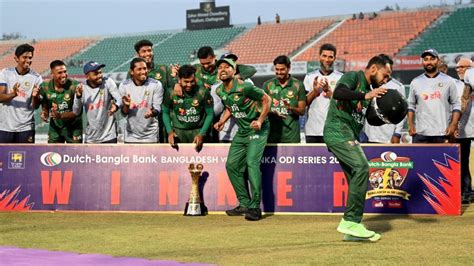 BAN vs SL rivalry spices up, Mushfiqur Rahim celebrates series win by ...