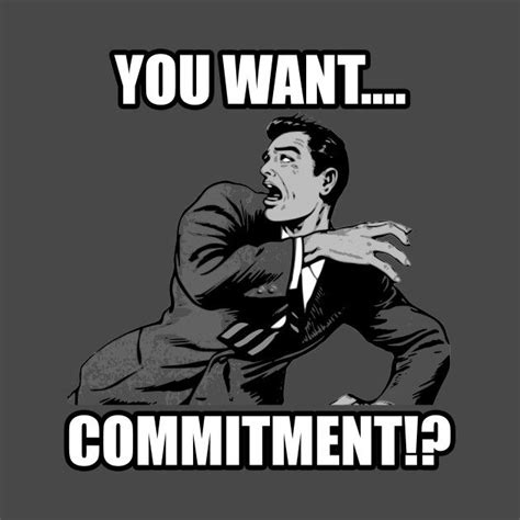 funny illustrations about commitment