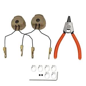 Bifrost Gear MLOK/MTEK/HHV Helmet Rail Adapter for Sordin Headset (Tan ...