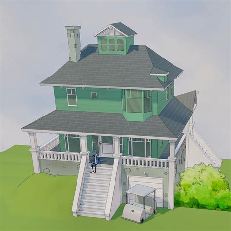 ArtStation - Regular Show Park House 3D