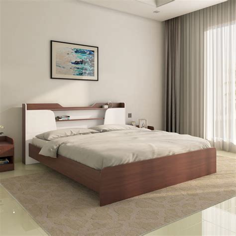 Buy Nilkamal Hawk Calipso Queen Bed Without Storage (Classic Plank ...