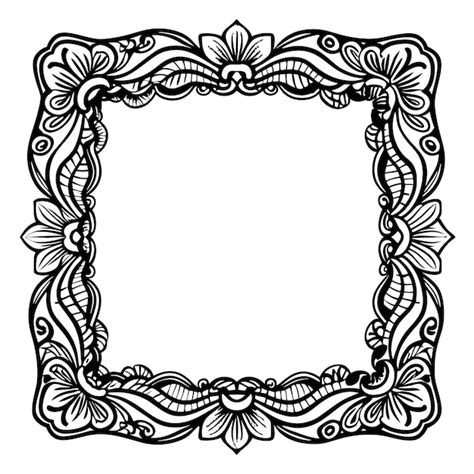 Free black and white frame clip art, Download Free black and white ...