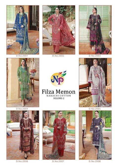 FILZA MEMON VOL-2 BY NAND GOPAL PRINTS 2001 TO 2008 SERIES BEAUTIFUL ...
