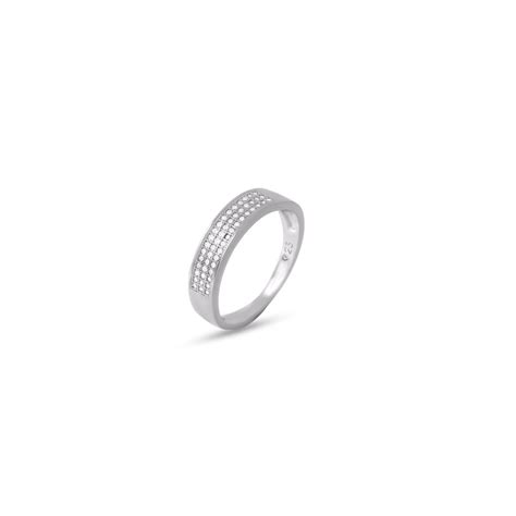 Silver Classic Band Ring – Mashha