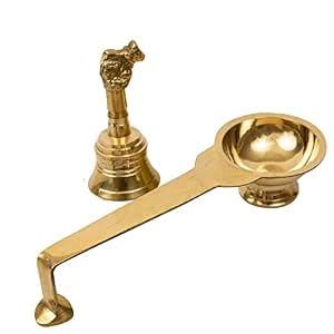 Buy Spillbox Traditional Puja | Pooja Combo of Brass Kapoor | Karpoor ...