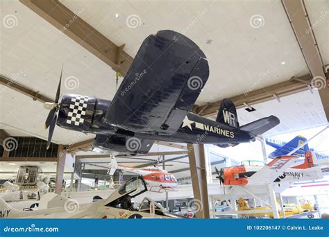 Marine Corps Aircraft in a Museum Editorial Photography - Image of ...