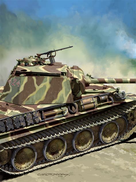 Download wallpaper Panther, Panther, Tank weapon, Armor, Pz. V ausf. G ...