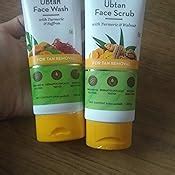 Buy Mamaearth Tan Removal Combo(Ubtan - Face Wash 100ml + Face Scrub ...