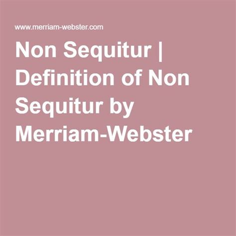 Image result for Example of Non Sequitur