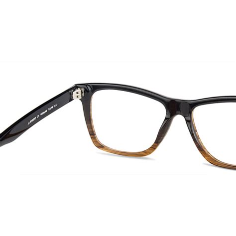 Buy Black Brown Full Rim Square John Jacobs Rich Acetate JJ E13317-C1 ...