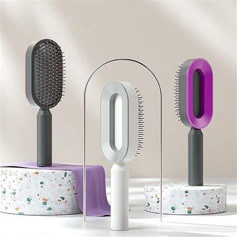Buy MVM Enterprise Self Cleaning Hair Brush - New 3D Air Cushion ...