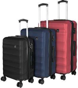 NASHER MILES Rome Hard-Side Polycarbonate Black,Navy Blue,Maroon ...