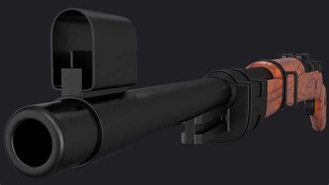 3D Mauser Karabiner 98K Bolt Action Rifle model | 3D Molier International