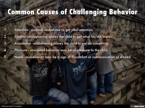 Image result for Challenging Behaviour Causes