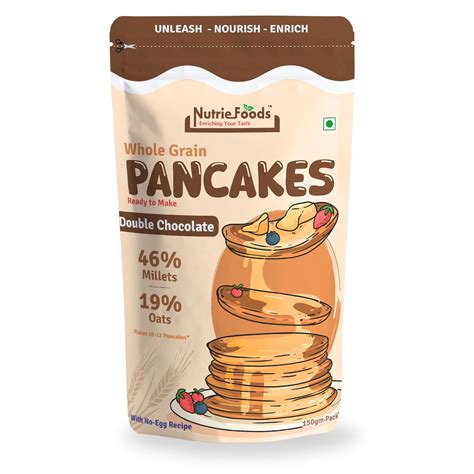 "NUTRIEFOODS" Enriching Your Taste Millet Pancakes Mix, 0% Maida ...