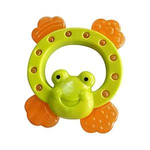 Buddsbuddy Premium Frog Shaped Water Filled Teether 1Pc, BB7119, Green ...