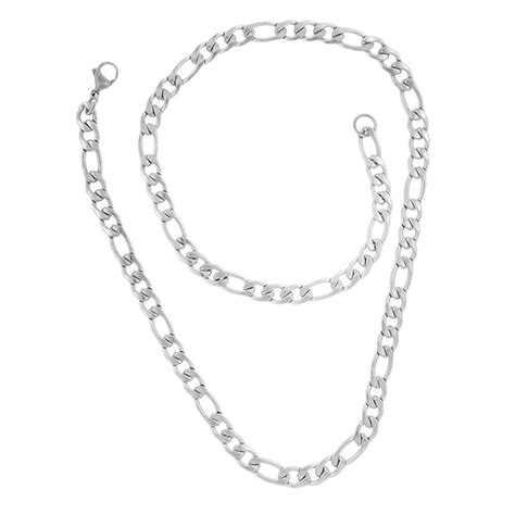 Buy Stainless Steel Stylish Silver Chain for Men and Boys (Silver) at ...