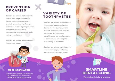 Free to edit and print dental brochure templates | Canva
