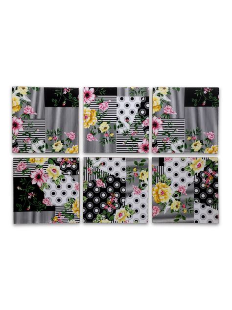 Green Set of 6-Piece Coaster – Romee