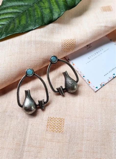 Replica Eye Catchy Sky-Blue Stud – StyleBuzz