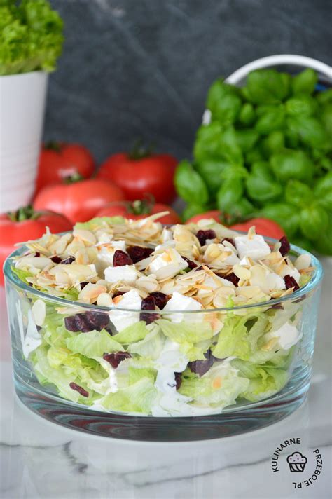 Sałatka z żurawiną - Kulinarne Przeboje