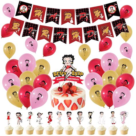 Buy Party Supplies Betty Boop Cake Topper Betty Boop Birthday ...
