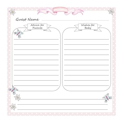 Free Printable Guest Book Sign Template - Printable And Enjoyable Learning