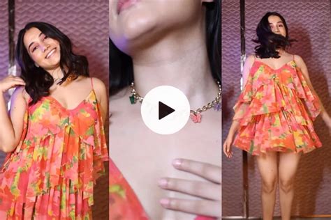 Urfi Javed Sister: Asfi Javed slays in a ruffle floral dress, Watch Video