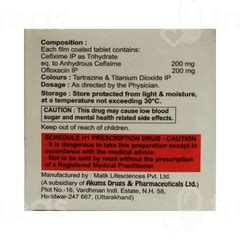 Vitor Cx 200/200 MG Tablet 10: Uses, Side Effects, Price & Substitutes