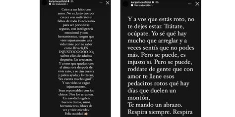 El angustiante posteo de Karina La Princesita durante navidad: “Sean ...