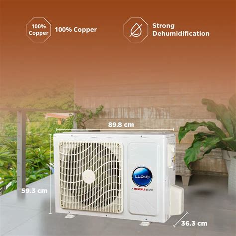 Lloyd 2 Ton 3 Star Inverter Split AC (GLS24I3FWSEM) – Electronic Paradise