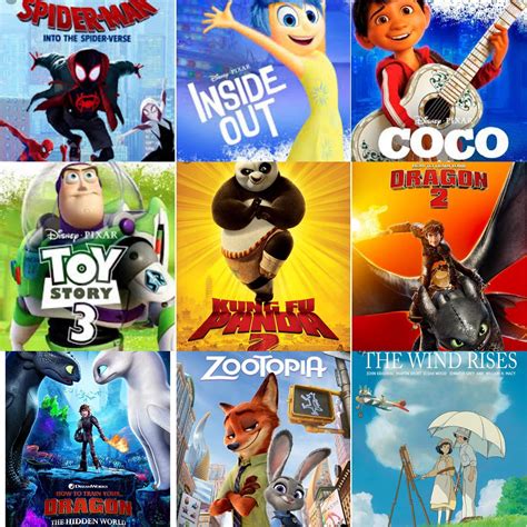 My Top 9 favorite animated movies of the 2010s? : r/GenAlpha