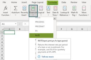 Image result for Rate Function Excel