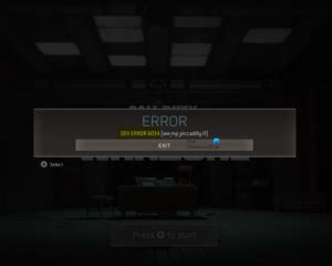 Image result for Dev Error 6034 WW Code Pre GFX.ff