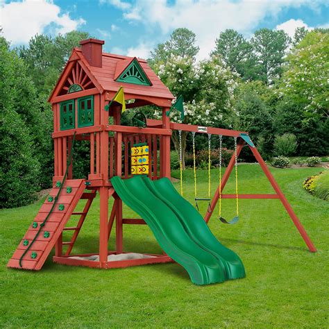 Gorilla Playsets Red Racer Swing Set | BJ's Wholesale Club