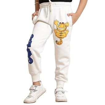 Kidsville Garfield Printed Regular Fit Jogger for Boys Off White ...