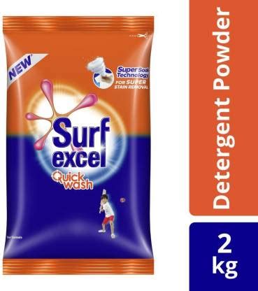 Surf excel Quick Wash Detergent Powder 2 kg Price in India - Buy Surf ...