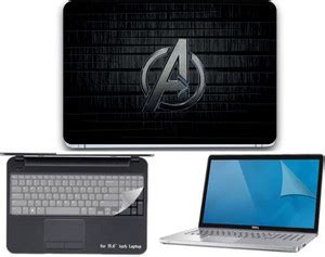 UNIXAA Vinyl Laptop Skin Sticker 3IN1 Combo With Screen Guard & Key ...