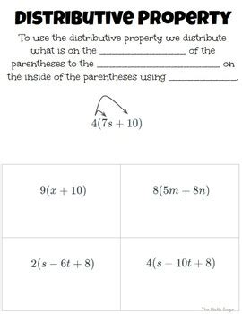 Image result for Distributive Property Tutorial