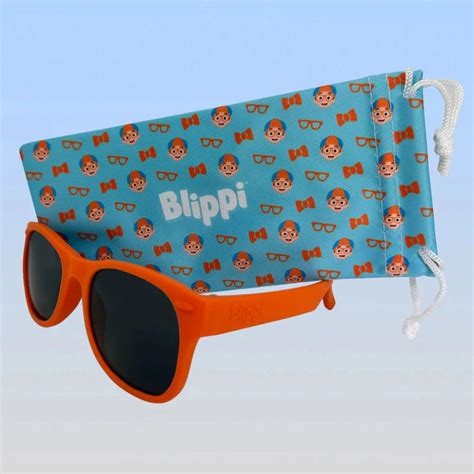 Roshambo Blippi Shades Toddler Sunglasses -Orange Frame — Toycra